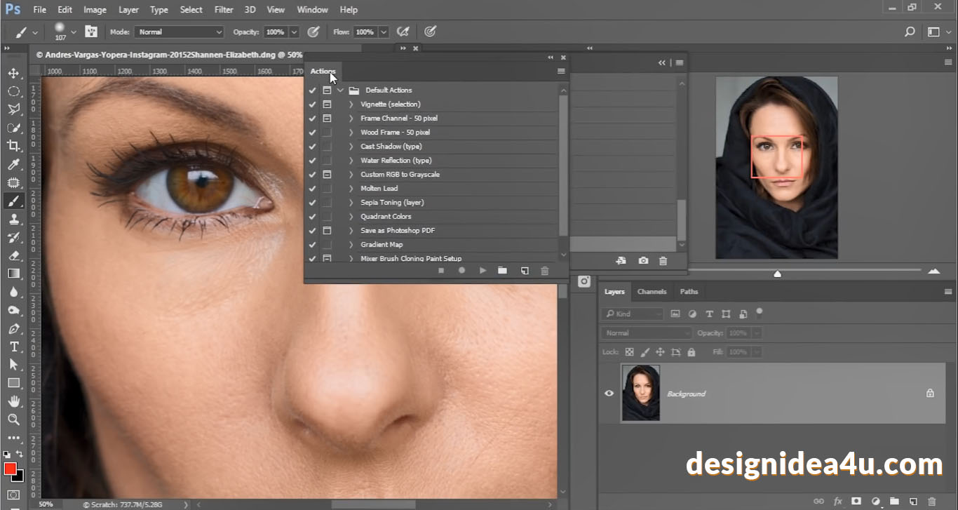 High-End Skin Softening in 1 Minute or Less in Photoshop