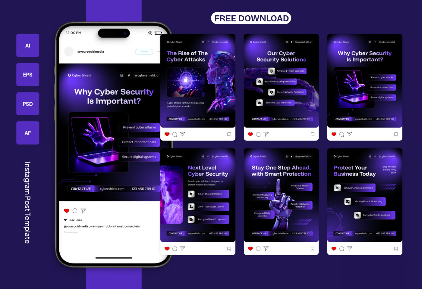 cyber security template