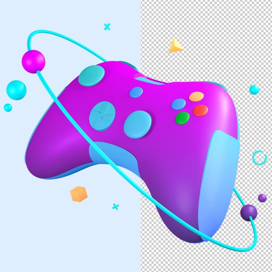 3D Icon PSD Game Controller Consoles for Free | Designidea4u